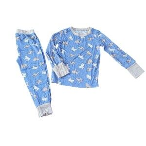Tullabee Bamboo Unisex Pajamas Pjs size 3T Animal Cookies Crackers